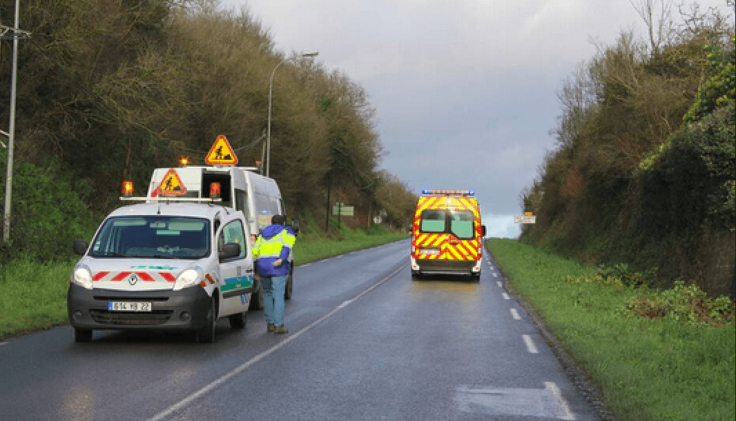 Un motard de la Gendarmerie blessé dans une collision