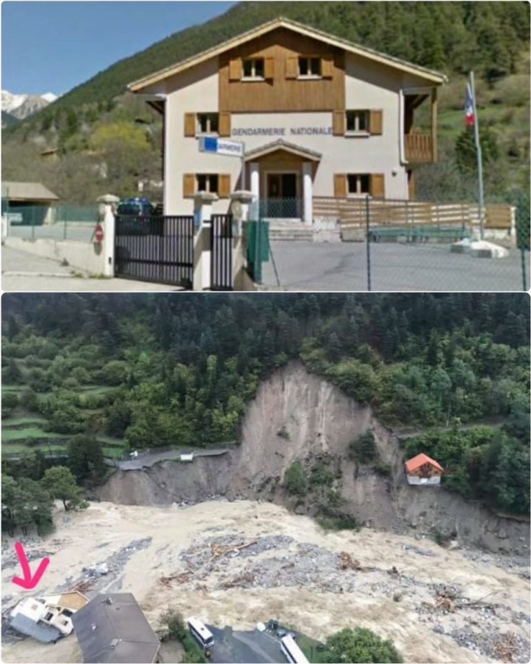 La brigade de SaintMartinVésubie emportée par les eaux Le Pandore