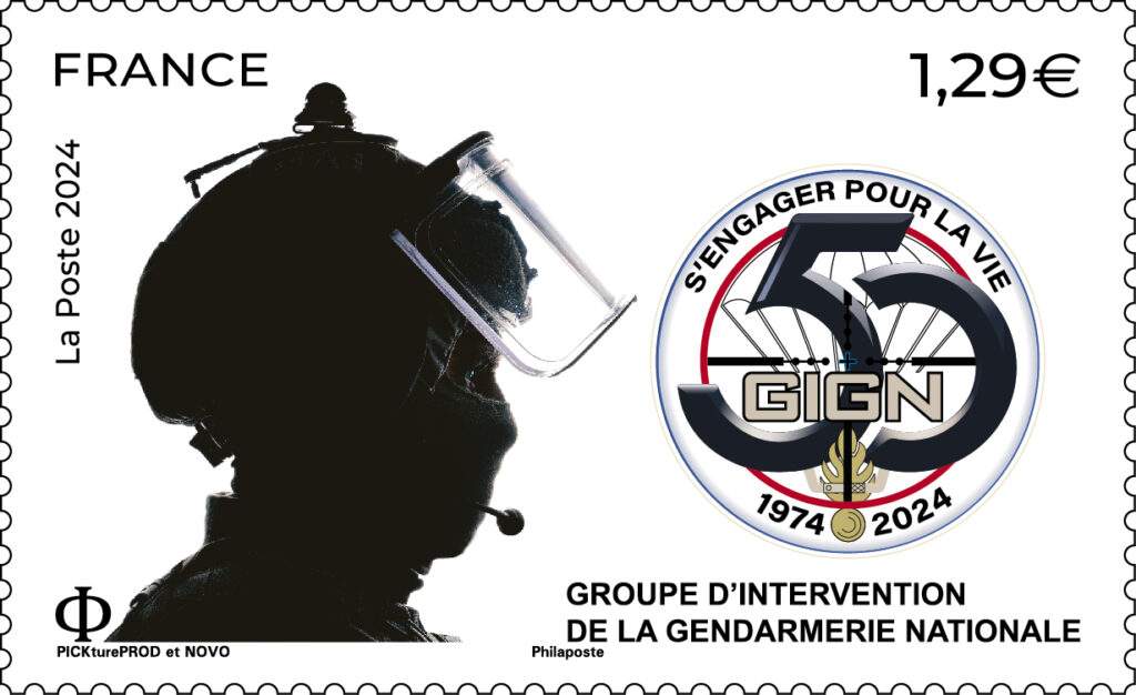 Un timbre bientôt en vente à l’occasion des 50 ans du GIGN