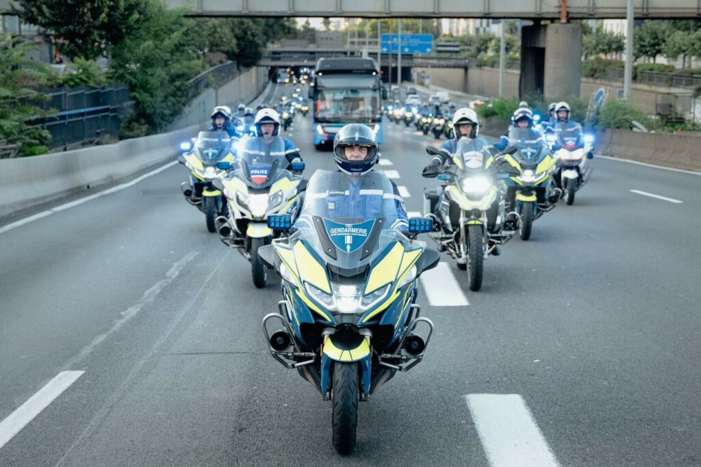 LA FIN DES JEUX PARALYMPIQUES : LA SECURITE JUSQU’AU BOUT DE LA FÊTE 650 motocyclistes gendarmerie engagés sur les escortes durant les JO.