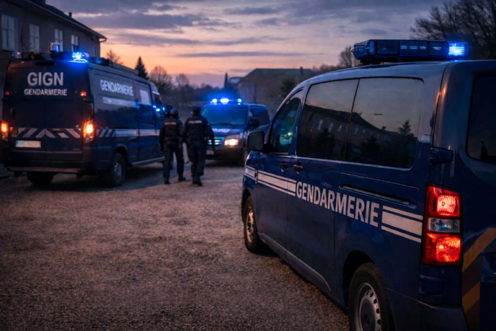 Autun : 100 gendarmes mobilisés dont le GIGN pour un vaste coup de filet antidrogue Gendarmes Autun coup de filet drogue lors d’une opération à l’aube
