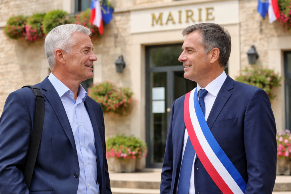 Anciens gendarmes devenus élus municipaux : quand l’expérience du terrain entre dans les conseils municipaux ancien gendarme devenu maire illustration élections municipales France