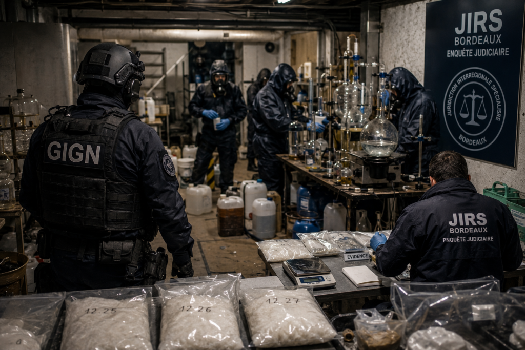 FRÉJAIROLLES : LA GENDARMERIE DÉCOUVRE UN LABORATOIRE CLANDESTIN DE MÉTHAMPHÉTAMINE, UNE PREMIÈRE POUR LA JIRS DE BORDEAUX Laboratoire clandestin de méthamphétamine découvert par la gendarmerie à Fréjairolles