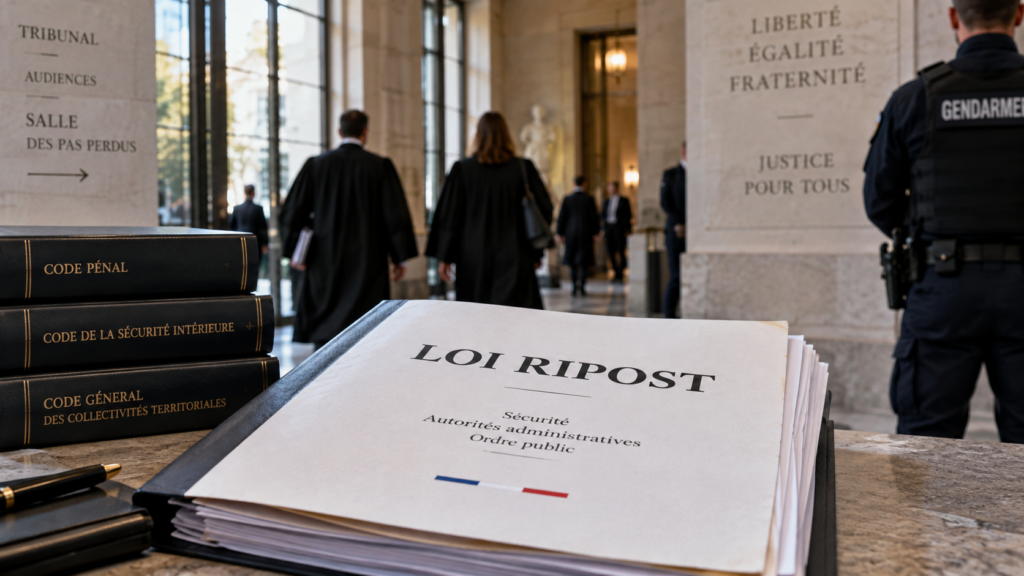 Loi RIPOST : ce qui change concrètement pour policiers, gendarmes et préfets mise en oeuvre de la loi RIPOST. Le texte est paru sur légifrance.