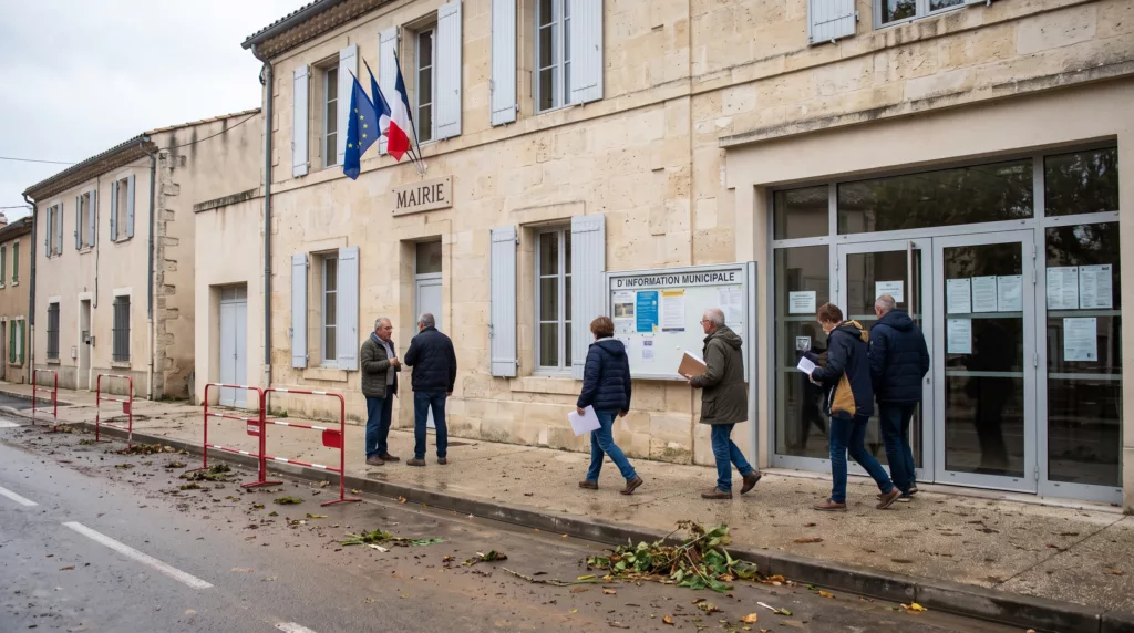 Saussan : les sinistrés doivent se signaler à la mairie avant le 8 octobre Intempéries à Saussan : les habitants se mobilisent en mairie pour le recensement des dégâts.