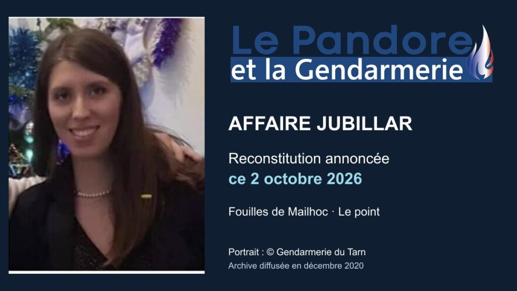 Affaire Jubillar : ce que la reconstitution du 2 octobre doit permettre de vérifier Portrait d’archive de Delphine Jubillar, diffusé par la Gendarmerie du Tarn, dans le visuel consacré à la reconstitution annoncée le 2 octobre 2026.