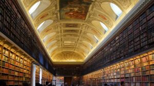 Bibliothèque du Sénat au palais du Luxembourg.